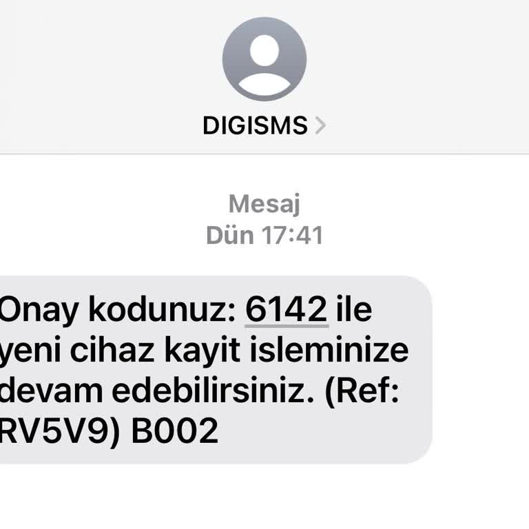Digi SMS Onay Kodları Ve Güvenlik Endişesi