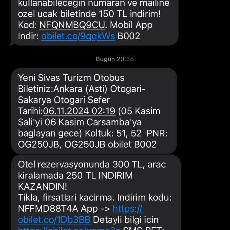 Yanlış Koltuk Ve Tehditkar Muavin