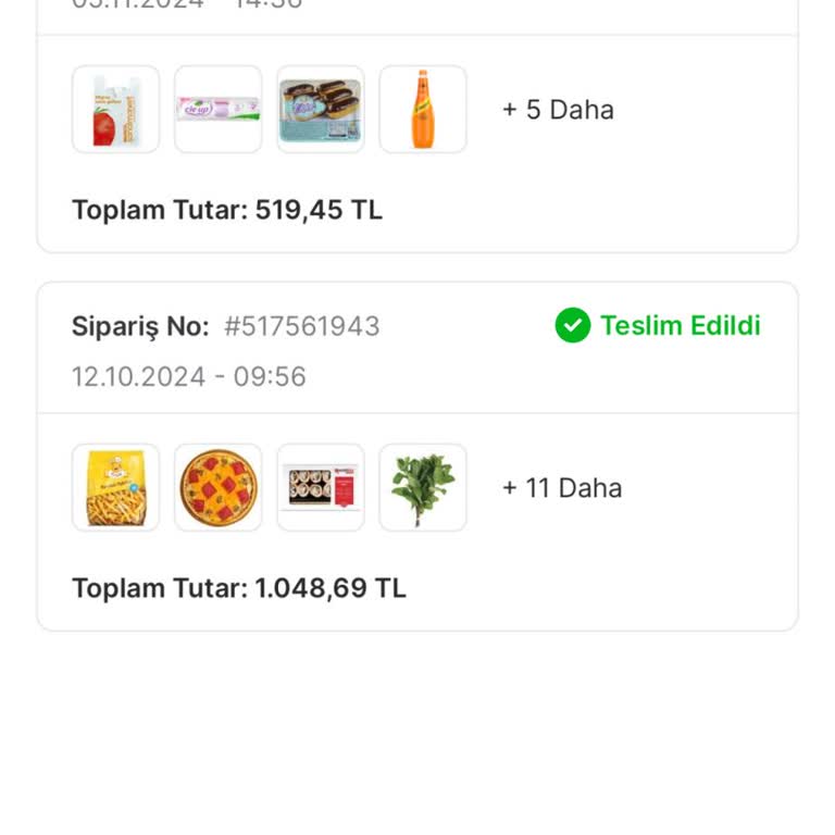 Teslim Edilmeyen Sipariş Ve Yetersiz Müşteri Hizmetleri