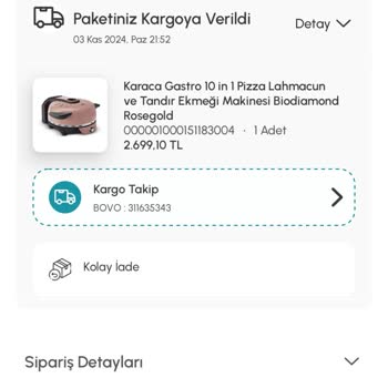 Karaca Ve Bovo Kargo İle İletişim Sorunu