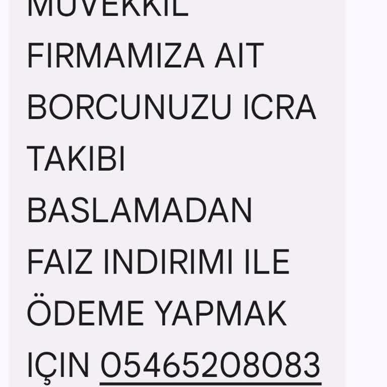Asılsız Borç İddiasıyla Rahatsız Ediliyorum