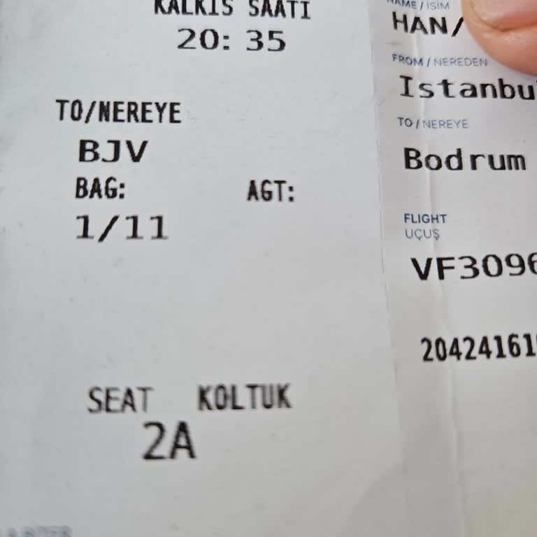 Uçak Koltuğu Rezervasyonunda Hayal Kırıklığı