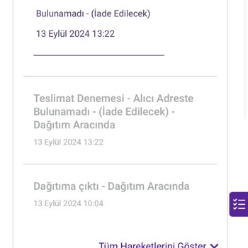 Kayıp Ürün Ve Belirsiz İade Süreci