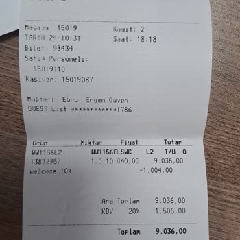 Guess Saatte Su Geçirmezlik Fiyaskosu