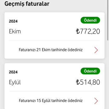 Vodafone'da Çıkmayan Tarife Ve Fahiş Fiyat Sorunu