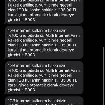 Vodafone'da Fatura Şoku: İnternet Kullanımı Kontrol Edilemiyor