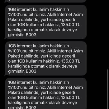 Vodafone'da Fatura Şoku: İnternet Kullanımı Kontrol Edilemiyor