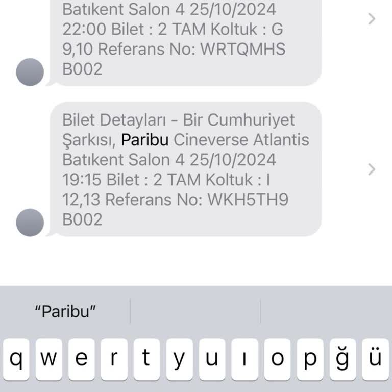 Paribu'da Bilet İadesi Ve Müşteri Hizmetleri Sorunu