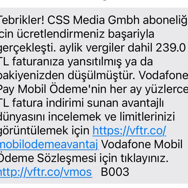 Abonelik İptali İçin Acil Yardım Talebi