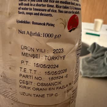 Tat Bakliyat Böcekli Pirinç Şoku