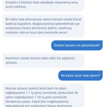 Obilet Uygulaması Bilet Ve İade Sorunu