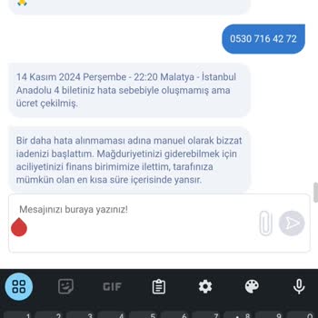 Obilet Uygulaması Bilet Ve İade Sorunu