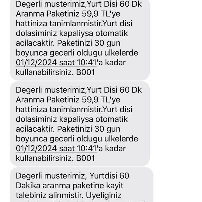 Türk Telekom Yurt Dışı Aranma Paketinde Hizmet Aksaklığı
