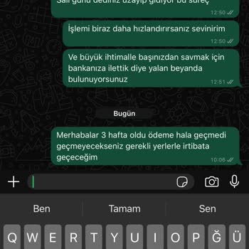 İade Ücreti Sorunu Ve Kötü Müşteri Hizmetleri