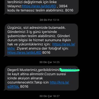 Aras Kargo'nun Teslimat Sorunları Ve Yanıltıcı İade Süreci