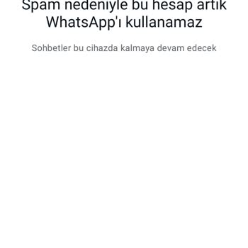 WhatsApp Hesabına Erişim Sorunu