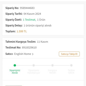 Trendyol'da Ürün İptal Sorunu