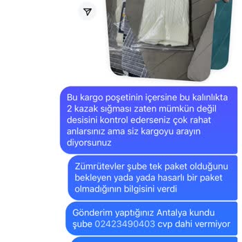 Eksik Ürün Ve İletişimsizlik Sorunu
