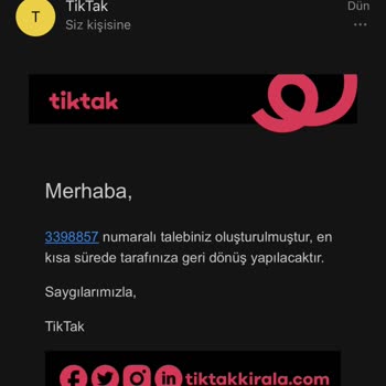 Para İadesi Beklerken Sessizlik: Tiktak Müşteri Hizmetleri Sorunu