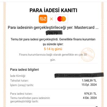 Temu'dan İade Sorunu Ve Haksız Kazanç İddiası