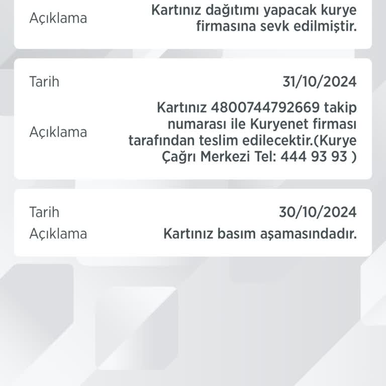 Ziraat Genç Kartımın Teslimatı Neden Gecikti?