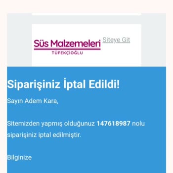 Yanıltıcı Fiyatlandırma Ve İptal Edilen Sipariş