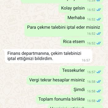 Yatırım Platformunda Şüpheli İşlemler Ve Para Çekme Sorunu