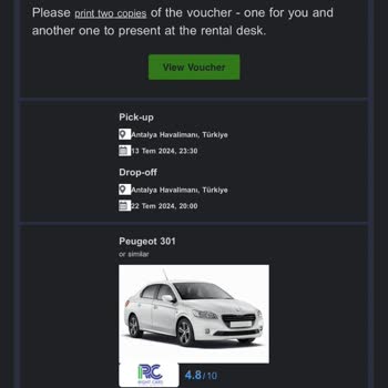 Economy Bookings Erfahrungen mit Richt Rent A Car und nicht erstatteter Zahlung