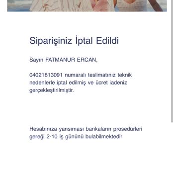 Penti Kampanyasında Beklenmedik Sipariş İptali