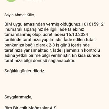 İade Edilmeyen Ücret Ve İlgisiz Müşteri Hizmetleri