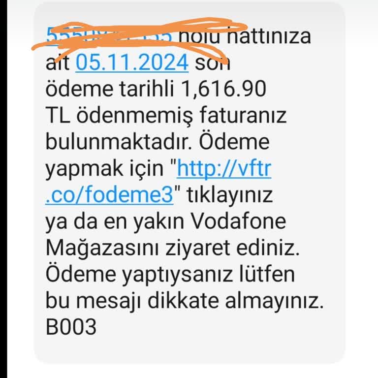Vodafone'un Beklenmedik Fatura Şoku