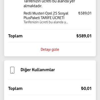 Vodafone Fatura Hatası Ve İade Sorunu