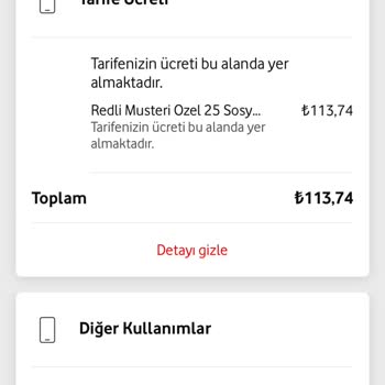 Vodafone Fatura Hatası Ve İade Sorunu