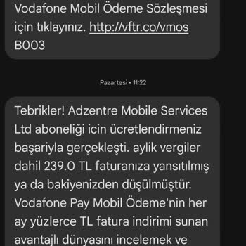 Mobil Ödeme Ücretleri Hakkında Bilgilendirilmeden Yapılan Abonelik