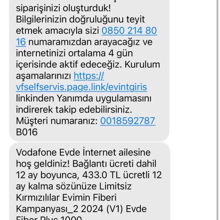 Vodafone Ev İnterneti Kurulumunda Büyük Gecikme