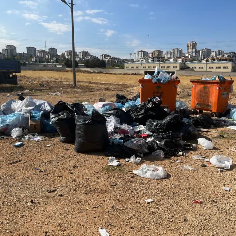 Çöp Konteyneri Sorunu: 1 Aydır Alınmayan Atıklar