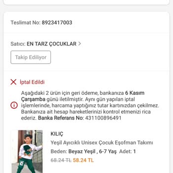 Gece Yarısı İptal Edilen Sipariş Ve Fiyat Artışı