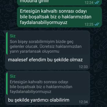 Rezervasyon Bilgisi Eksikliği Ve Hayal Kırıklığı