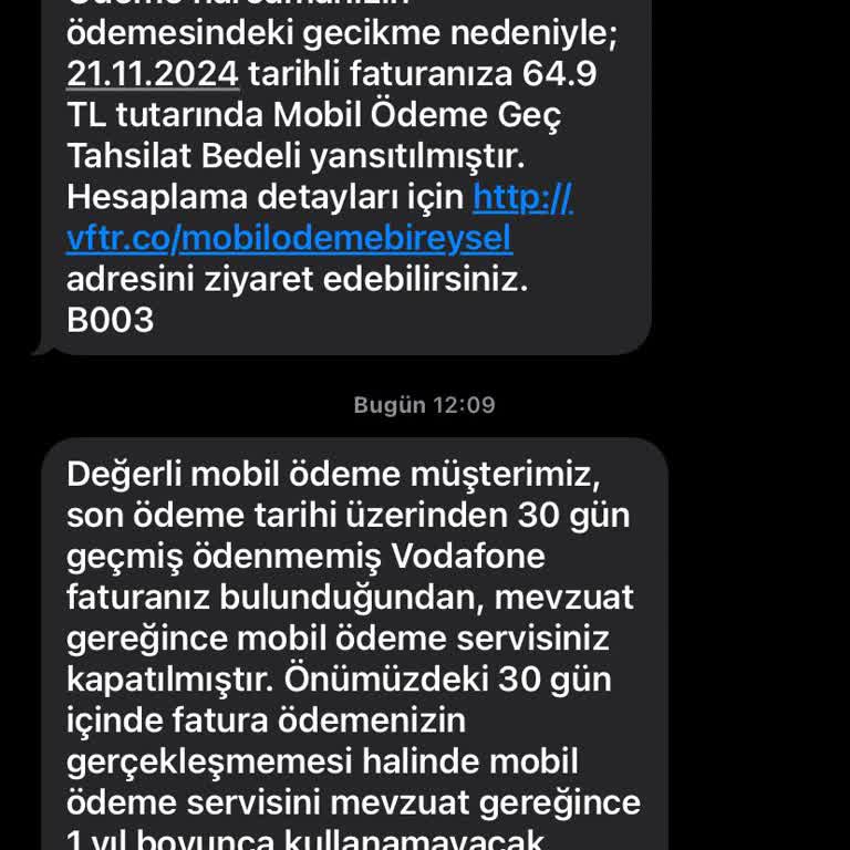 Vodafone'un Müşteri Hizmetleri Ve Ücret Politikası Sorunları