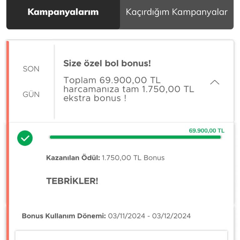 Garanti Bonus Kampanyasında Eksik Yükleme Ve Müşteri Mağduriyeti