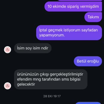 Sipariş Sonrası İletişim Ve Değişim Sorunları