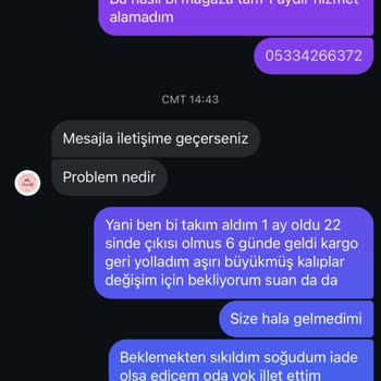 Sipariş Sonrası İletişim Ve Değişim Sorunları