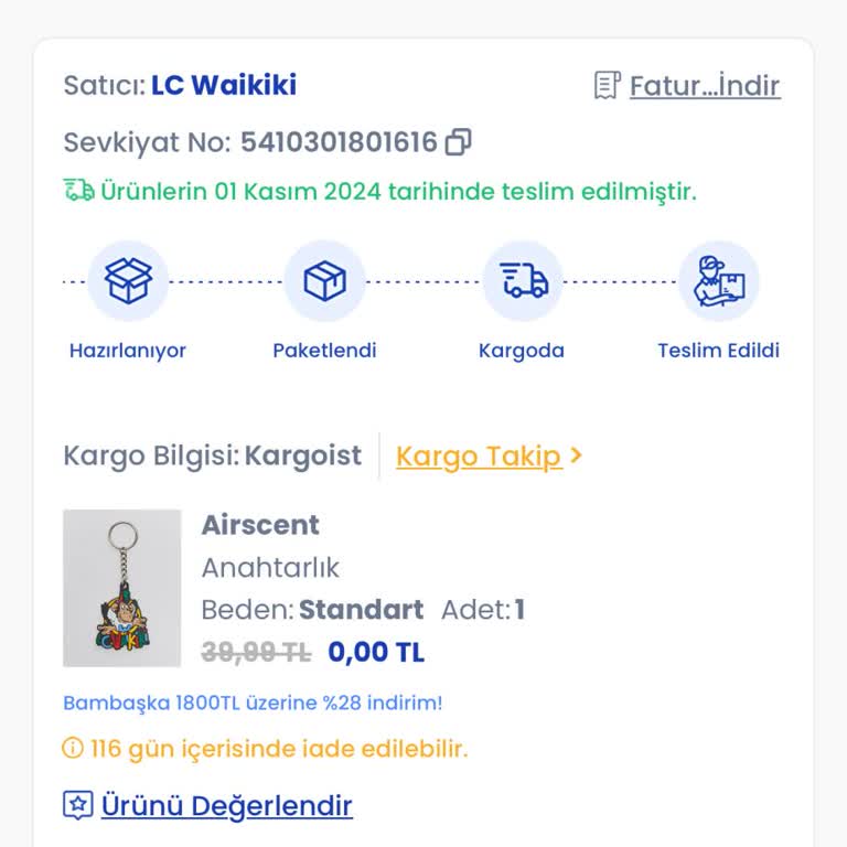 Eksik Ürünler Ve Çözüm Bulunamayan Sipariş