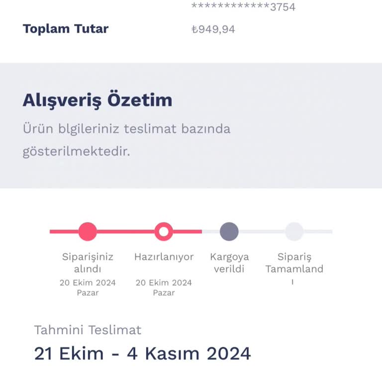 Penti Siparişim Hala Kargoya Verilmedi!