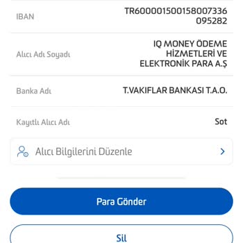 Para Yatırma Sorunu Ve İletişim Eksikliği
