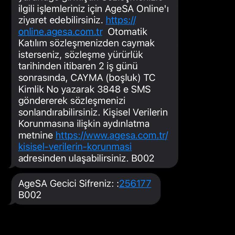 Habersiz Otomatik Katılım Şoku