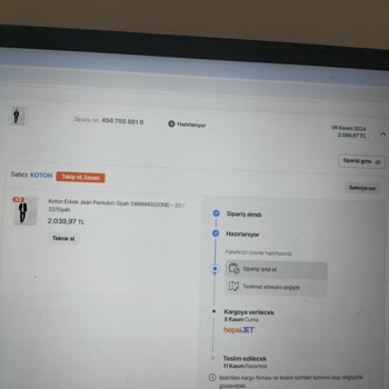 Yanlış Sipariş İptal Edilemiyor!
