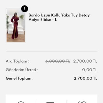 Kıyafet Sepeti Abendkleid Bestellung storniert und Rückerstattung verzögert