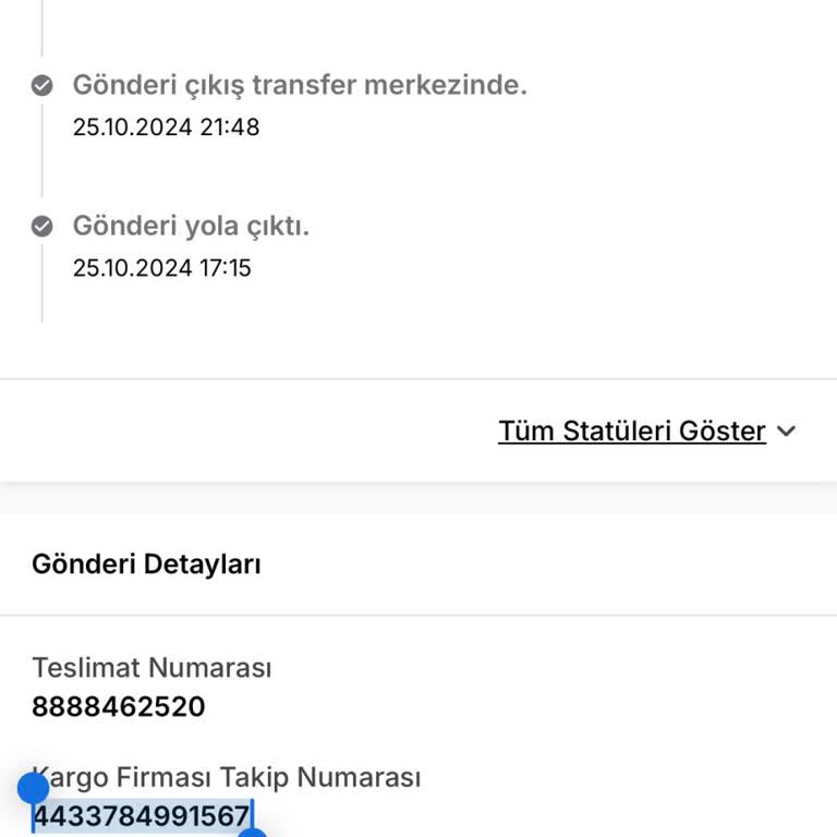 Aras Kargo Teslimat Gecikmesi