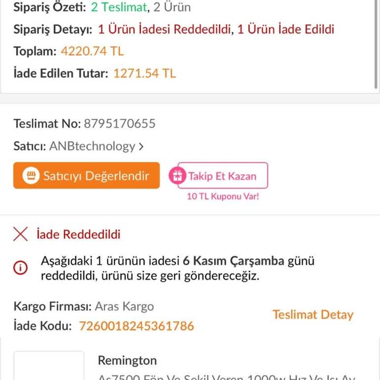 Yanlış Ürün İadesinde Yaşanan Sorun Ve Haksız Red